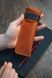 Пенал "Міні" з натуральної шкіри колір Коньяк+Шоколад 308001 фото
