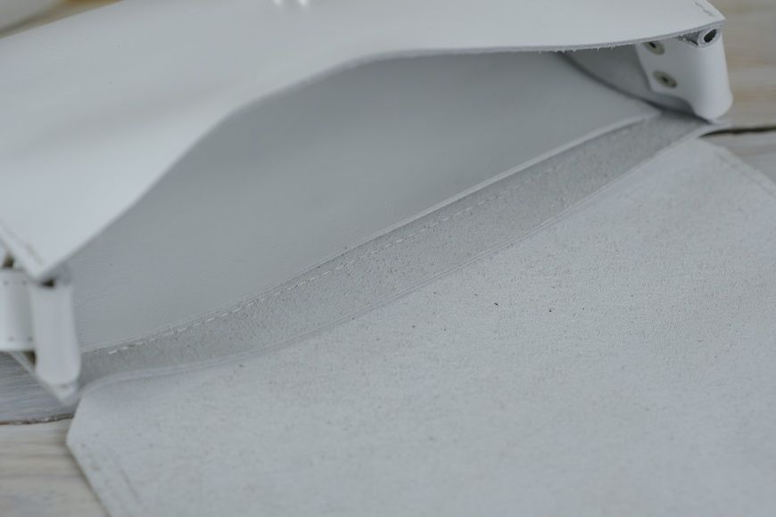 Женская сумка Пейдж из натуральной кожи цвет Белый 23018 фото