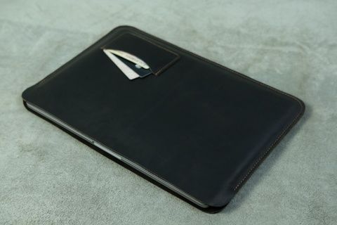 Чехол для MacBook Дизайн №28 из натуральной кожи цвет Шоколад 280006 фото