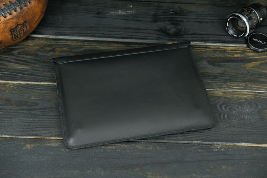 Чохол для MacBook Дизайн №24 з натуральної шкіри колір Чорний 266005 фото