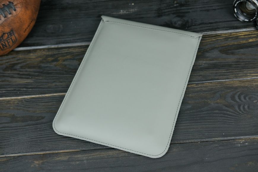 Чехол для MacBook Дизайн №25 из натуральной кожи цвет Серый Sale2670051 фото