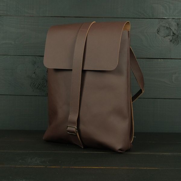 Жіночий рюкзак Трансформер з натуральної шкіри колір Вишня 503400807 фото