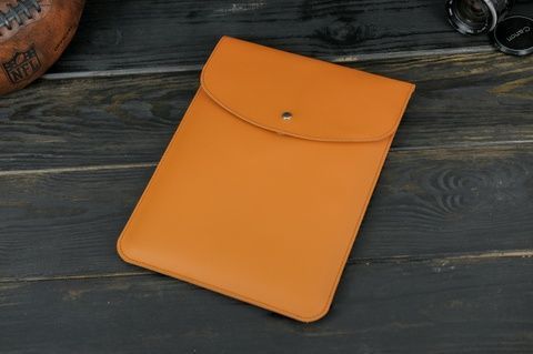 Чехол для MacBook Дизайн №36 из натуральной кожи цвет Янтарь Salе2720017 фото