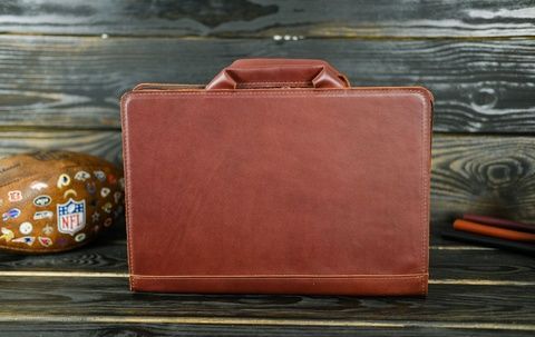 Чехол для MacBook Дизайн №31 из натуральной кожи цвет Коньяк Salе2690056 фото