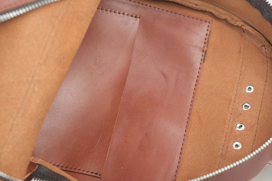 Жіночий рюкзак Лімбо з натуральної шкіри колір Коньяк, розмір міні L39001 фото